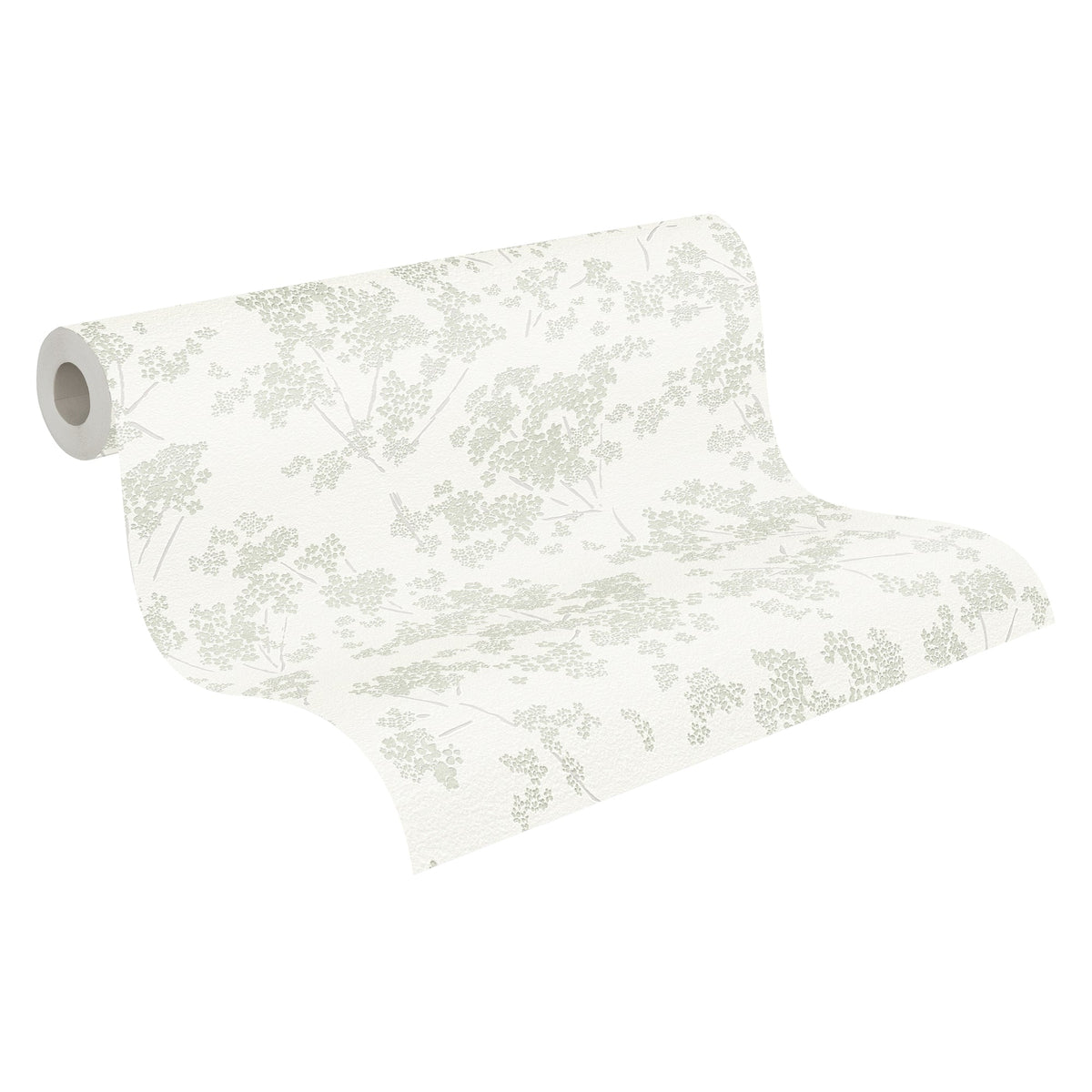Papel pintado tejido no tejido blanco diseño estampado floral - Matex - Imagen 6