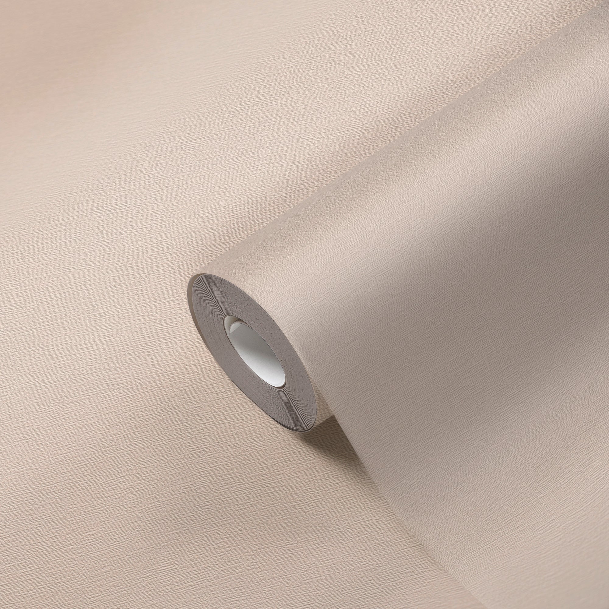 Hochwertige Vliestapete Beige Unitapete