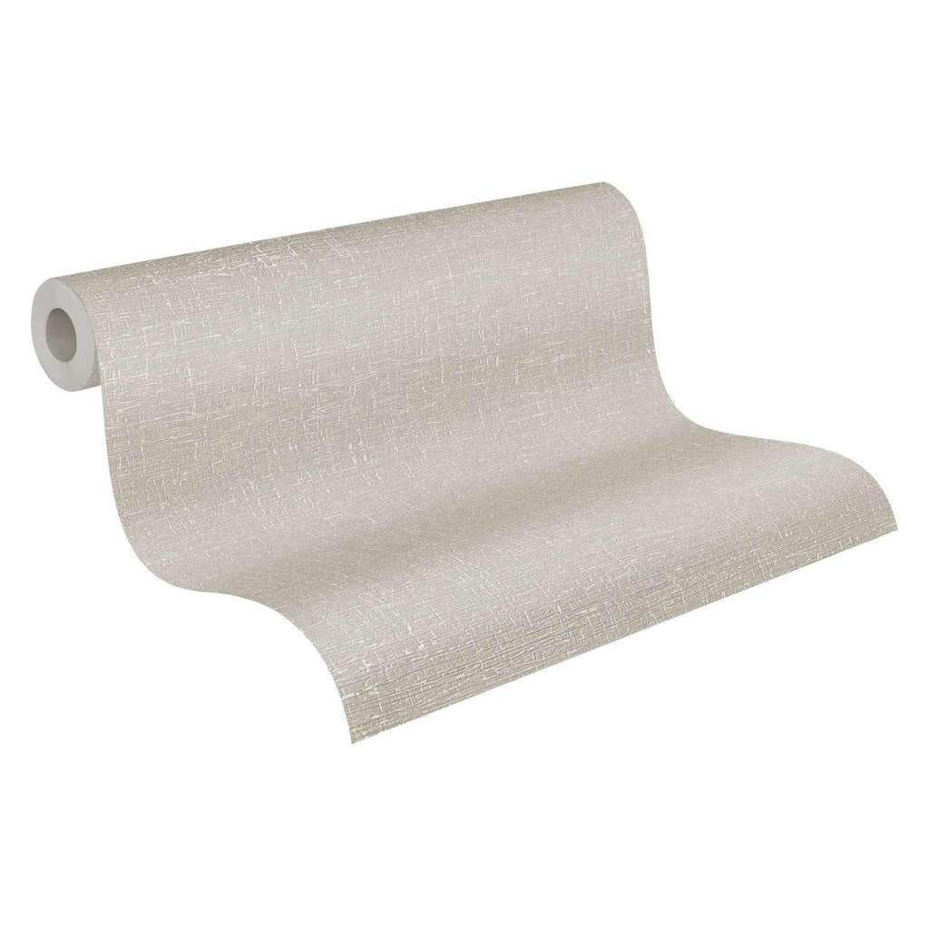 Hochwertige Vliestapete Beige Struktur