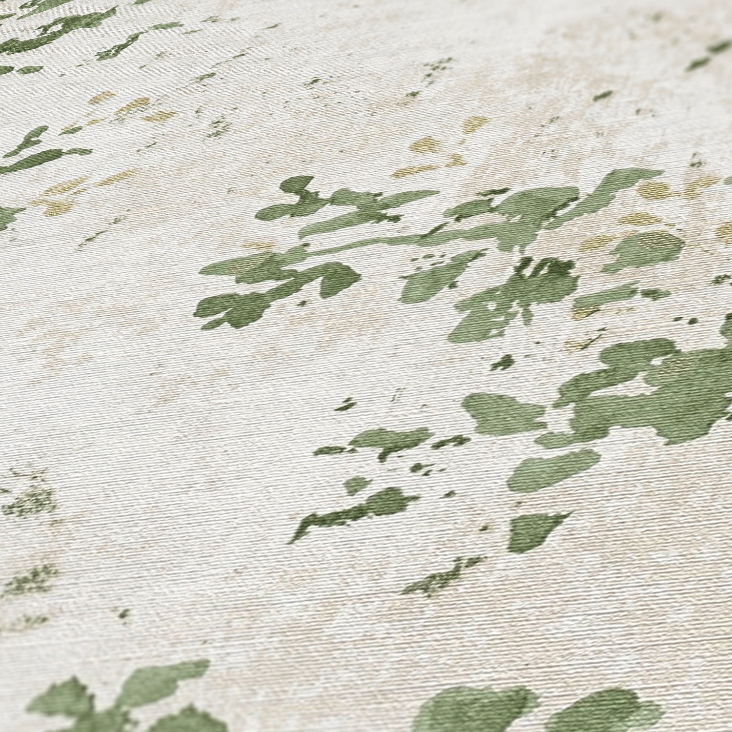 Hochwertige Vliestapete Beige Floral