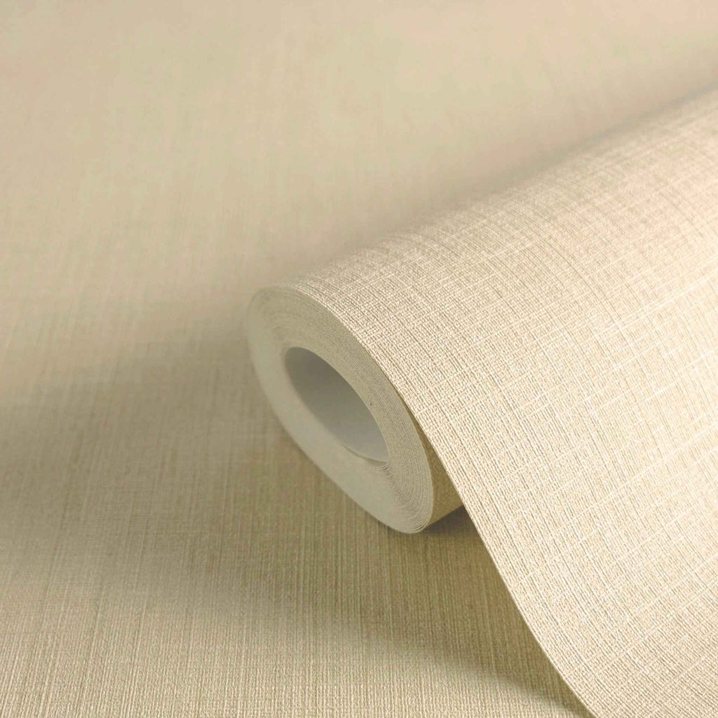 Hochwertige Vliestapete Beige Unitapete
