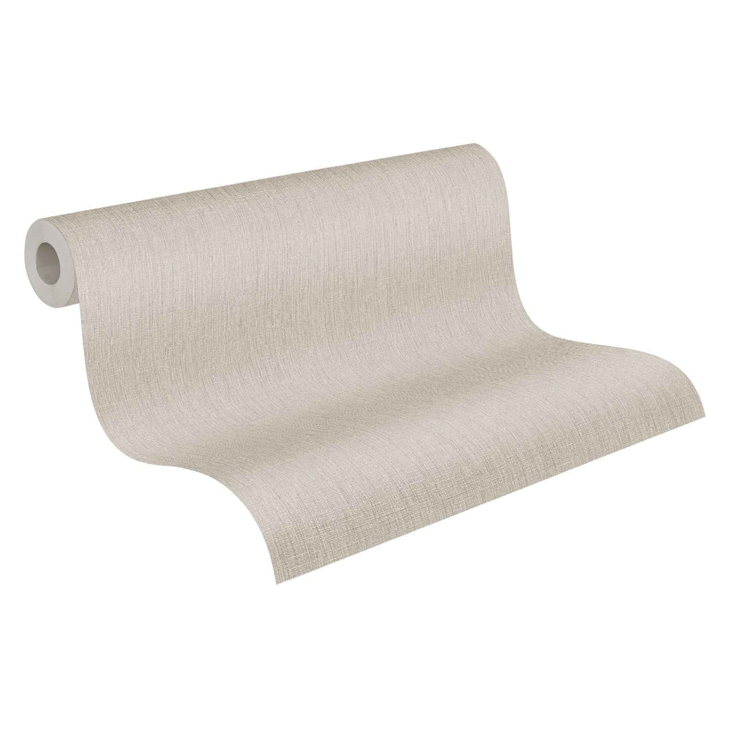 Hochwertige Vliestapete Beige Unitapete