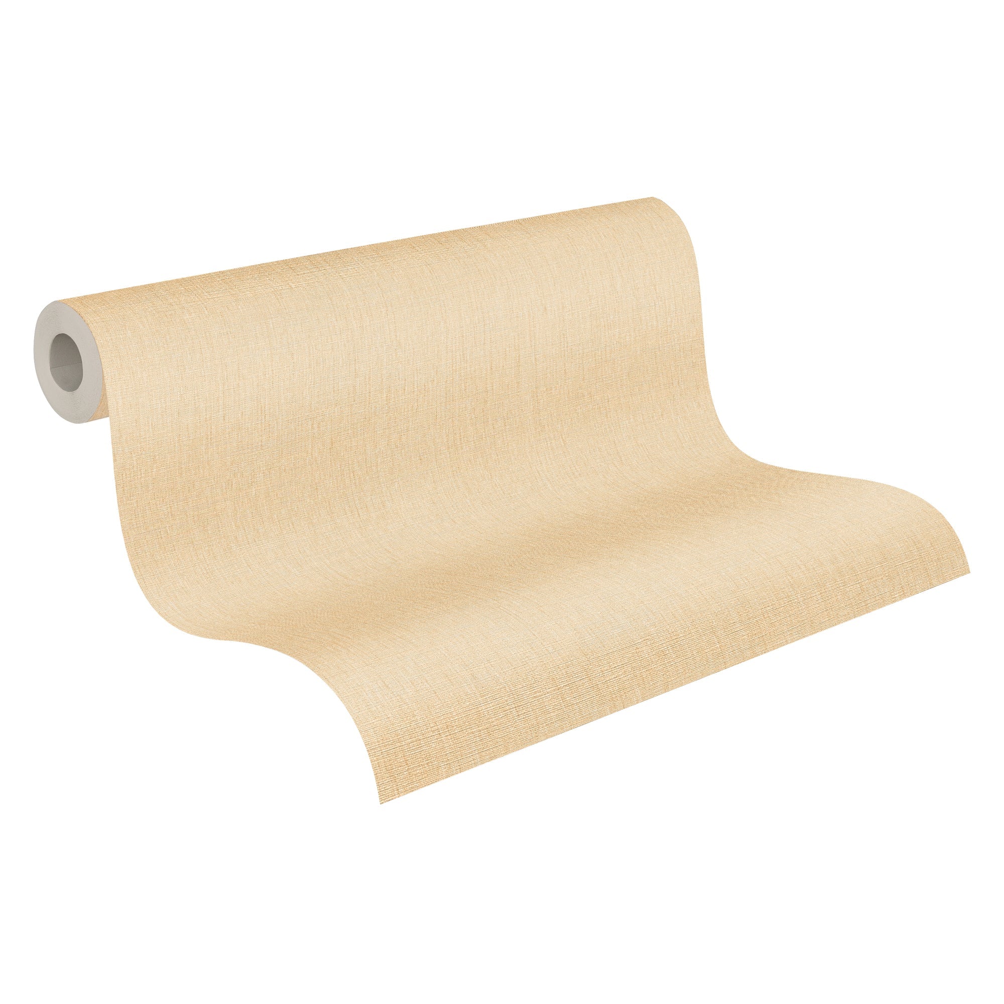 Hochwertige Vliestapete Beige Unitapete