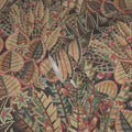 Hochwertige Vliestapete Braun Floral