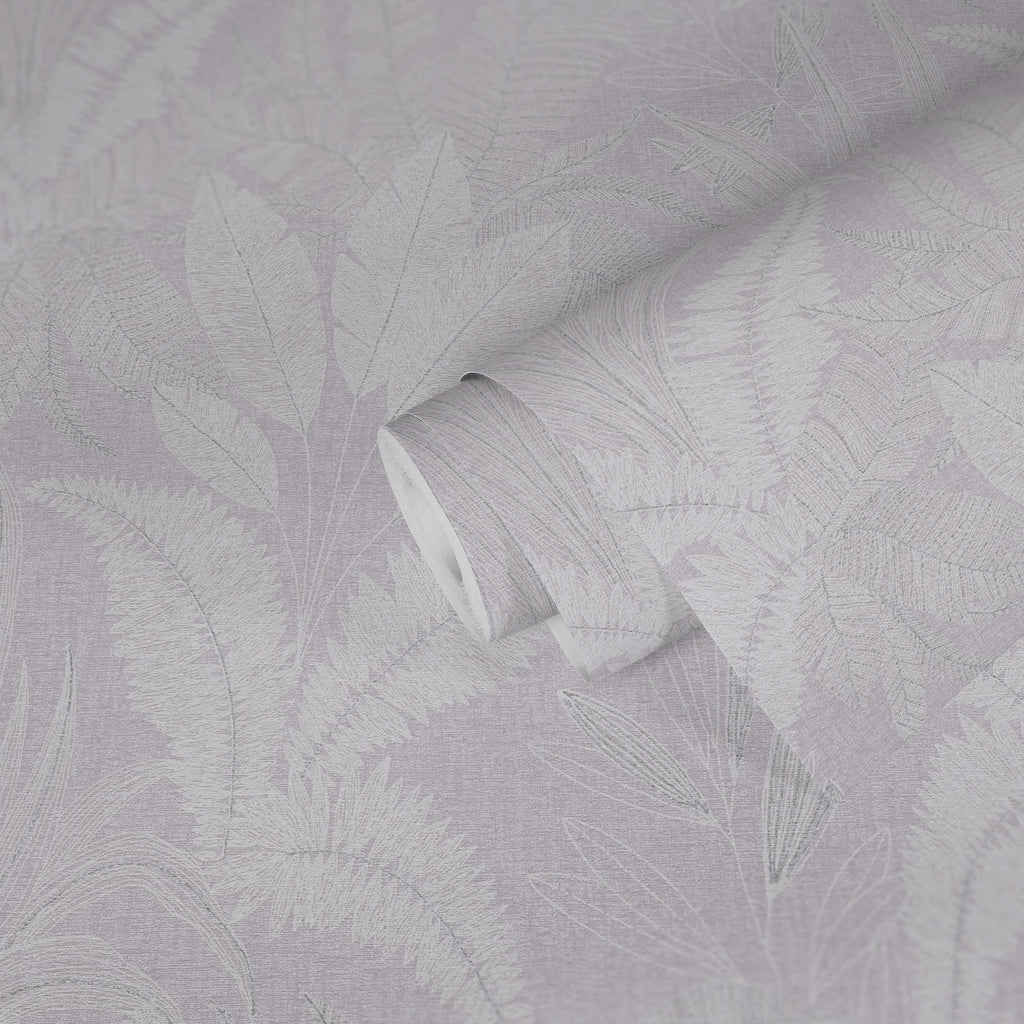 Hochwertige Vliestapete Violett Floral