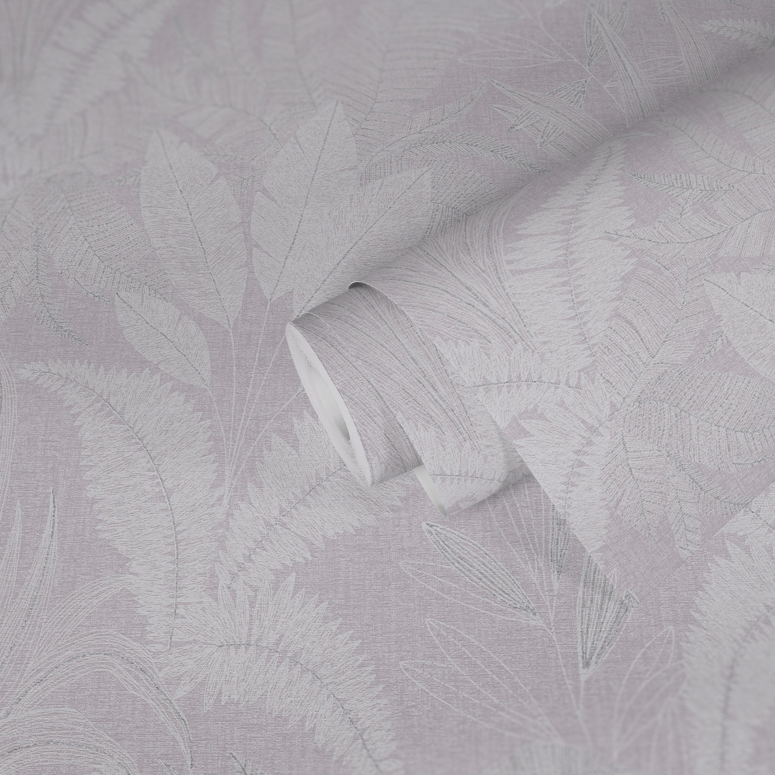 Hochwertige Vliestapete Violett Floral
