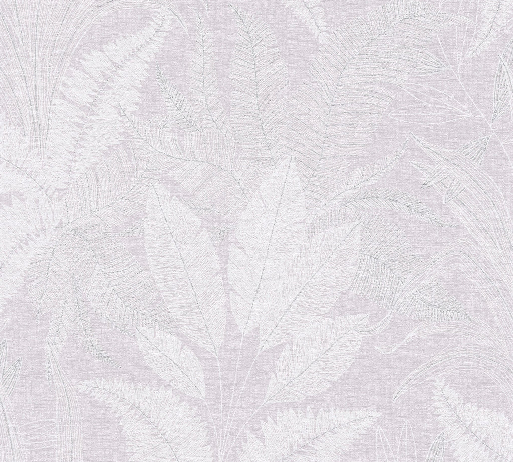 Hochwertige Vliestapete Violett Floral
