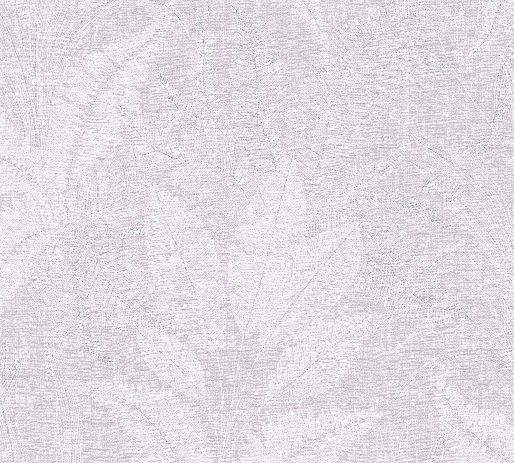 Hochwertige Vliestapete Violett Floral