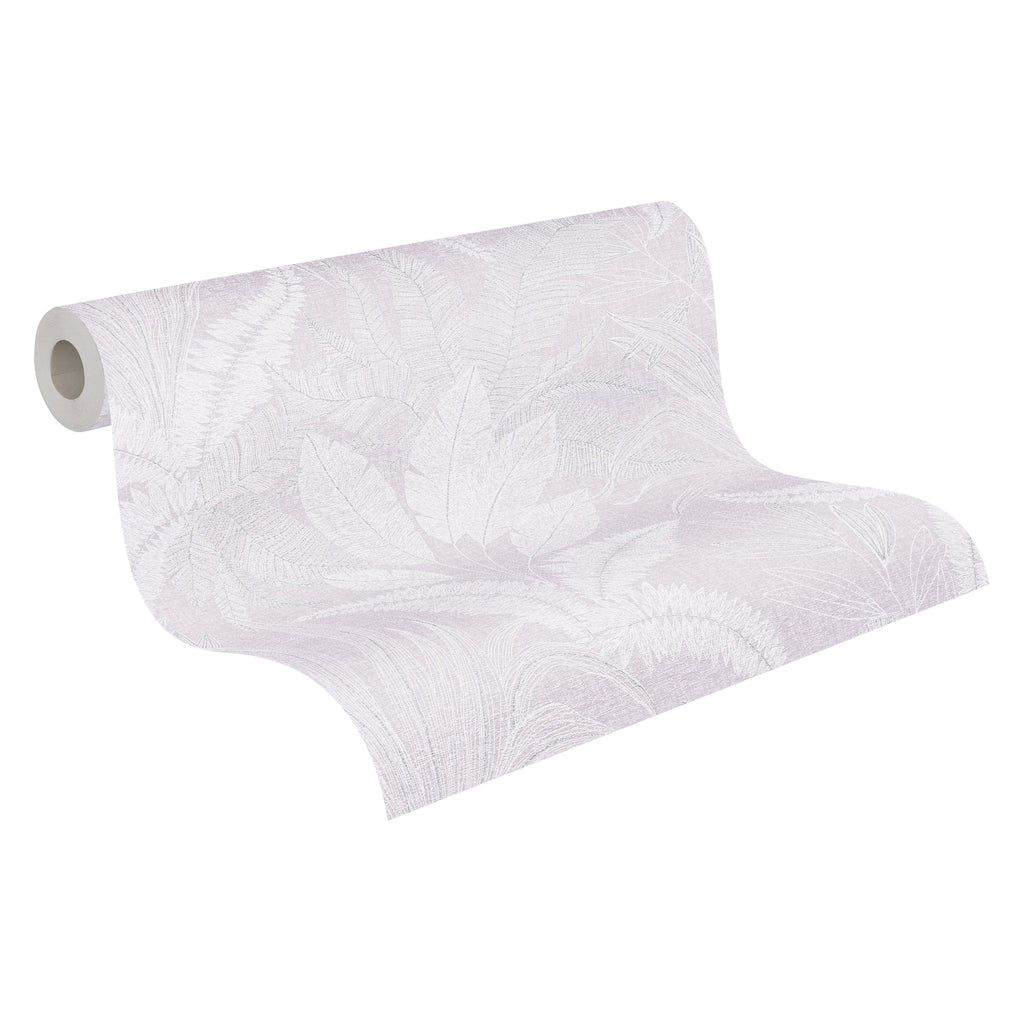 Hochwertige Vliestapete Violett Floral