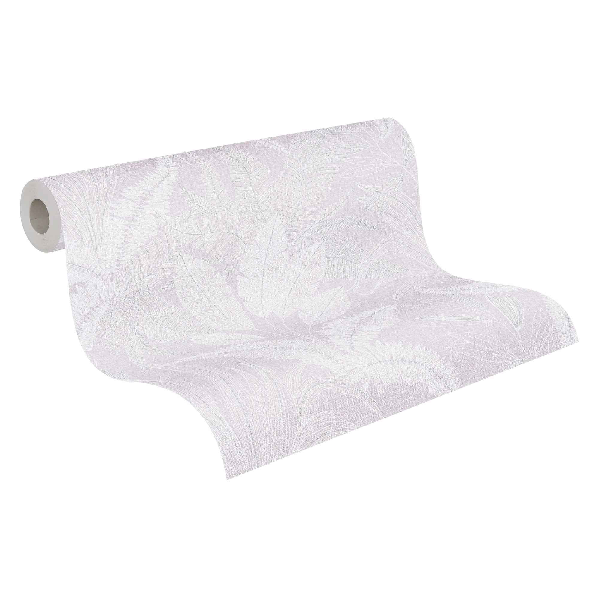 Hochwertige Vliestapete Violett Floral