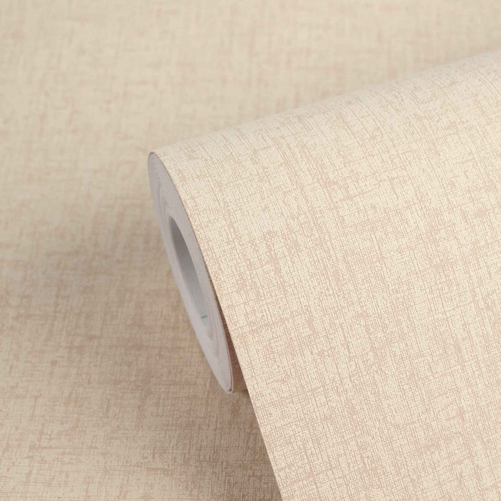 Hochwertige Vliestapete Beige Unitapete