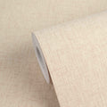 Hochwertige Vliestapete Beige Unitapete