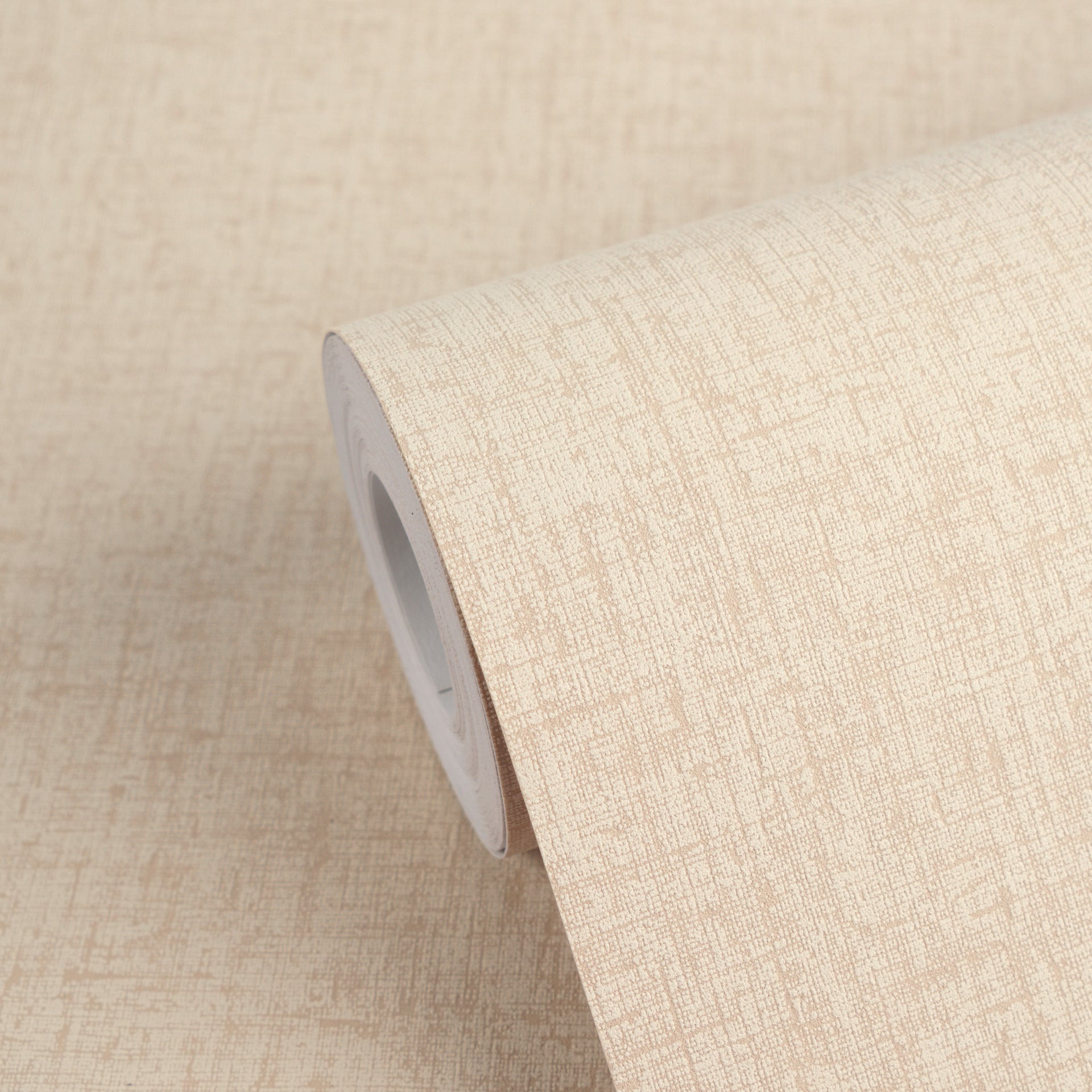 Hochwertige Vliestapete Beige Unitapete