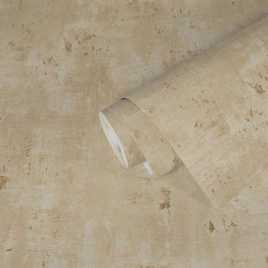 Hochwertige Vliestapete Beige Struktur
