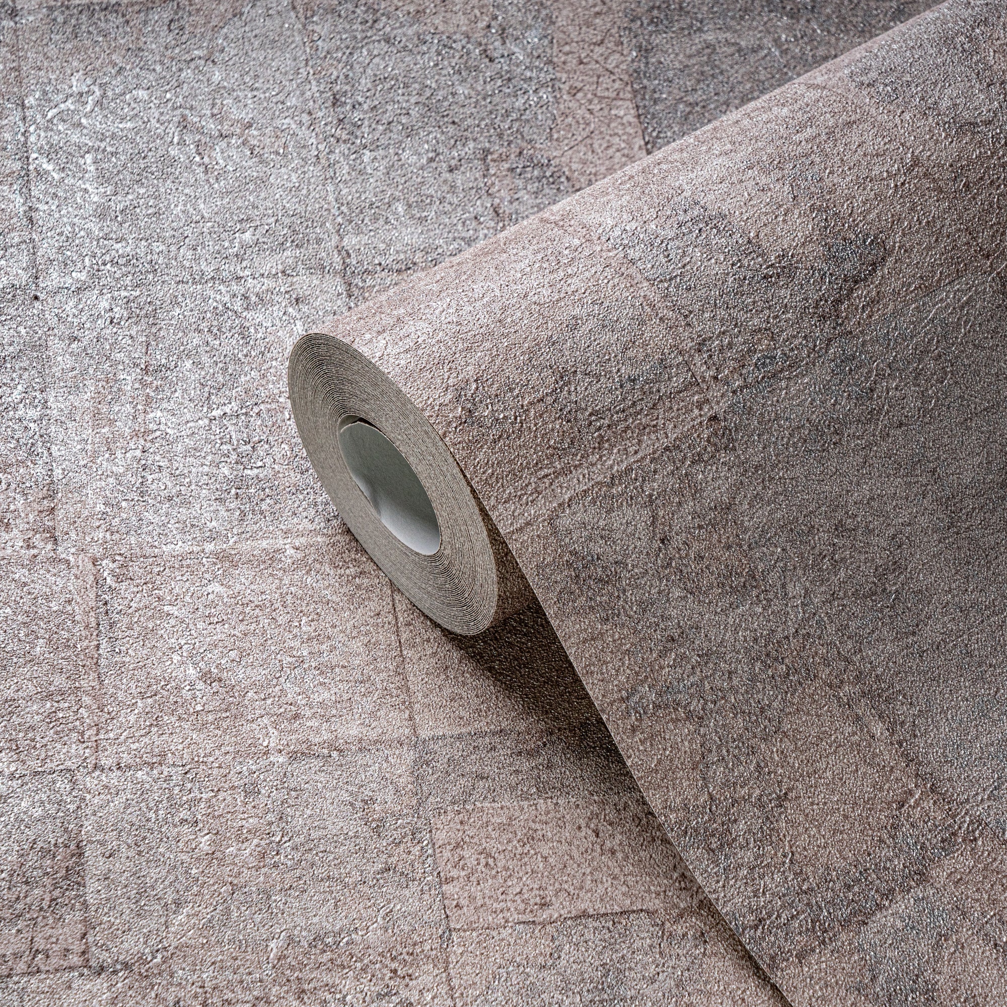 Hochwertige Vliestapete Beige Struktur