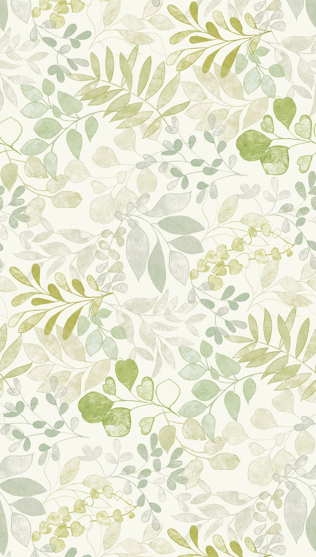 Hochwertige Fototapete Creme Blumenmuster