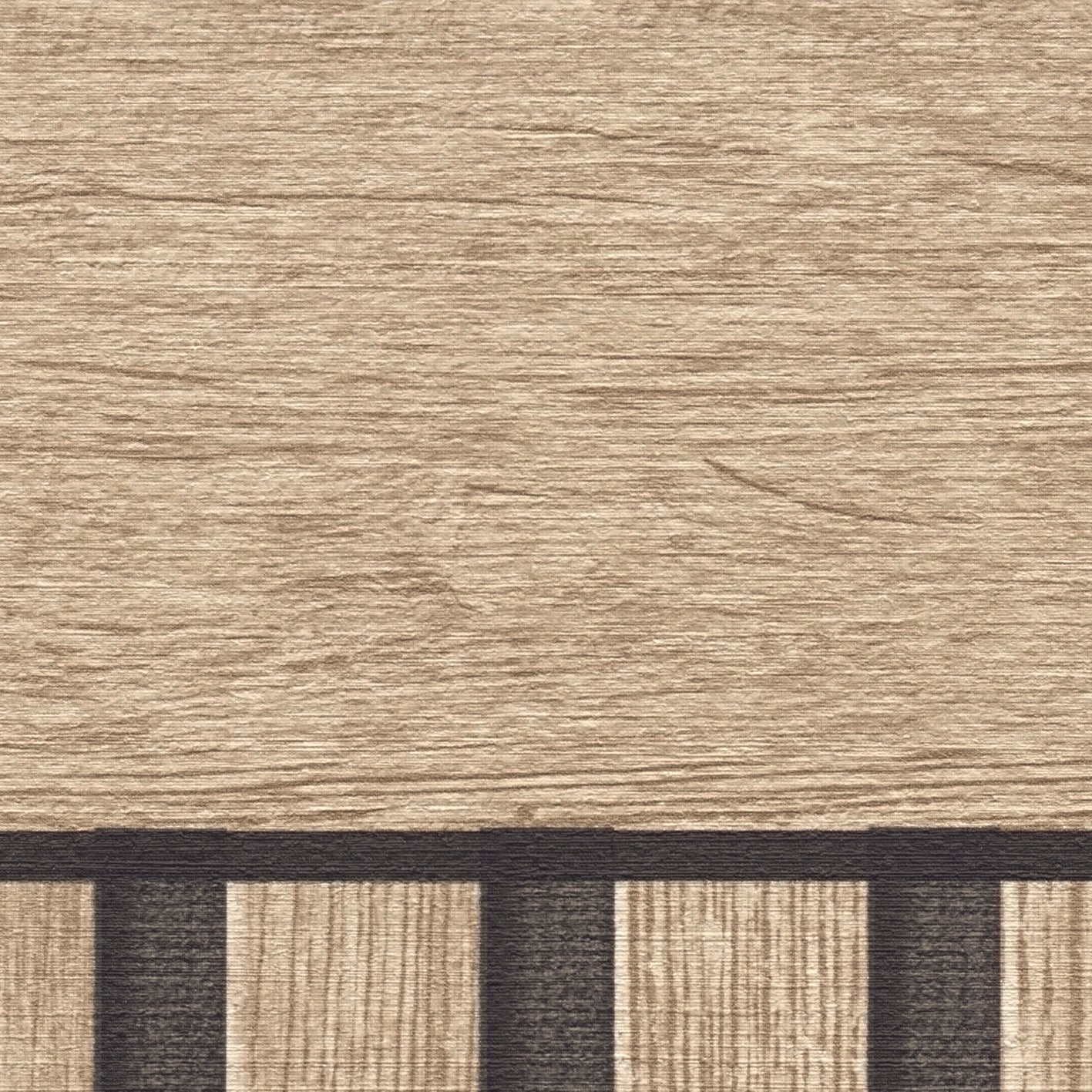 Hochwertige Vliestapete Beige Holzoptik