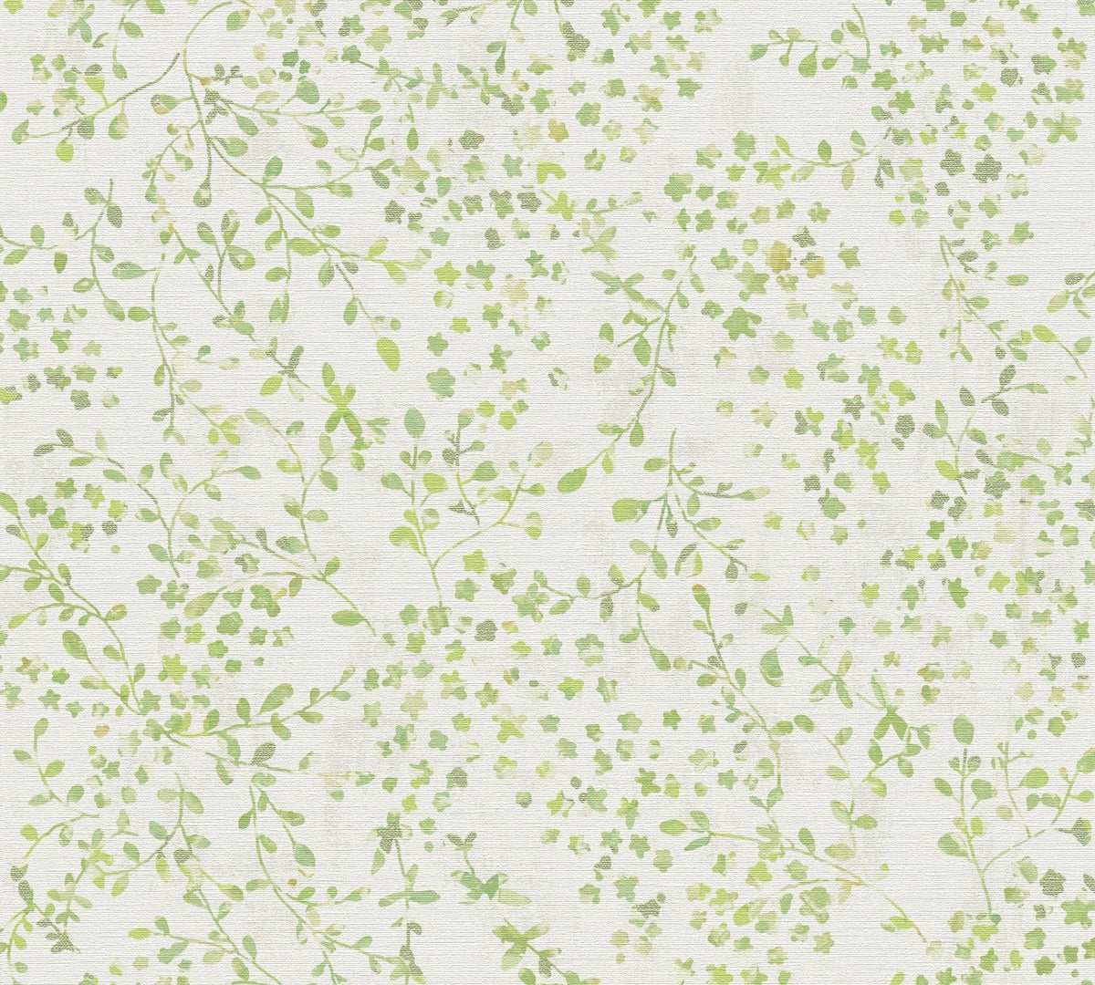 Papel pintado tejido no tejido verde diseño floral - Matex - Imagen 4