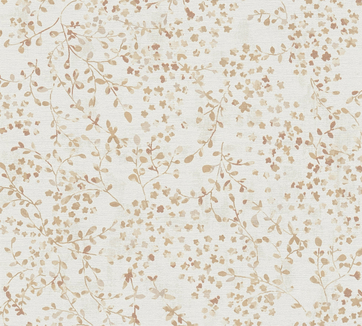 Papel pintado tejido no tejido crema diseño floral - Matex - Imagen 4