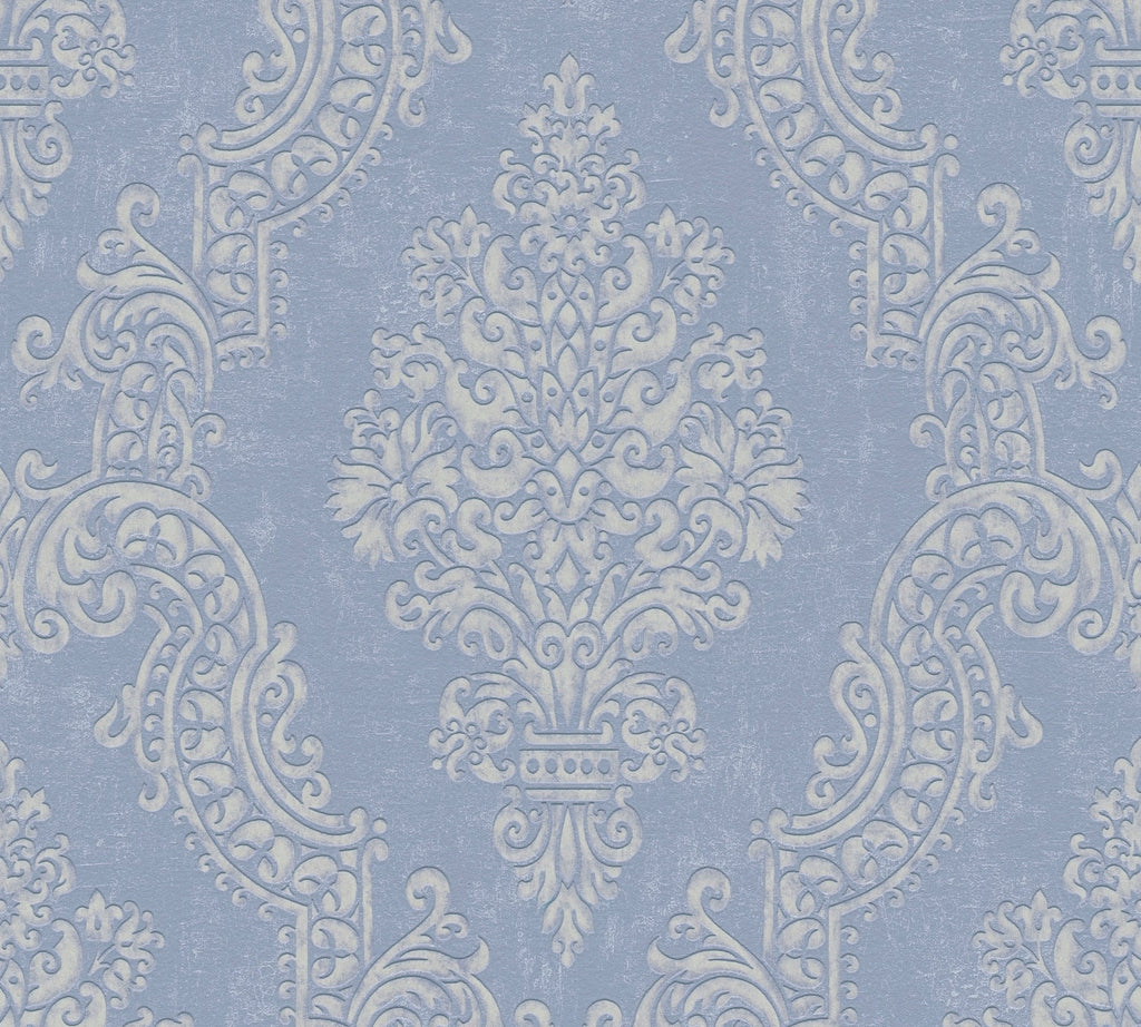 Hochwertige Vliestapete Violett Barock