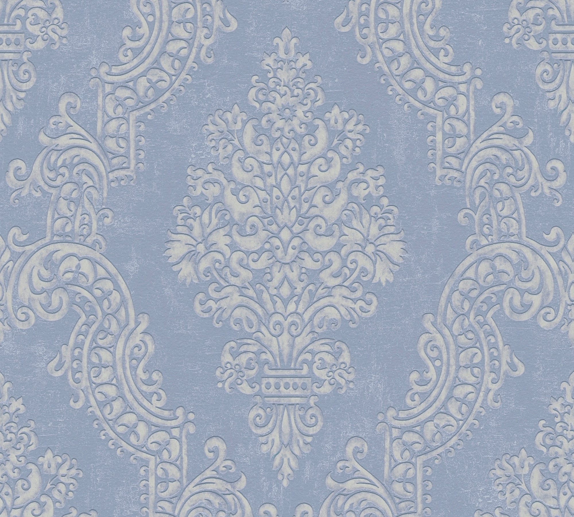Hochwertige Vliestapete Violett Barock