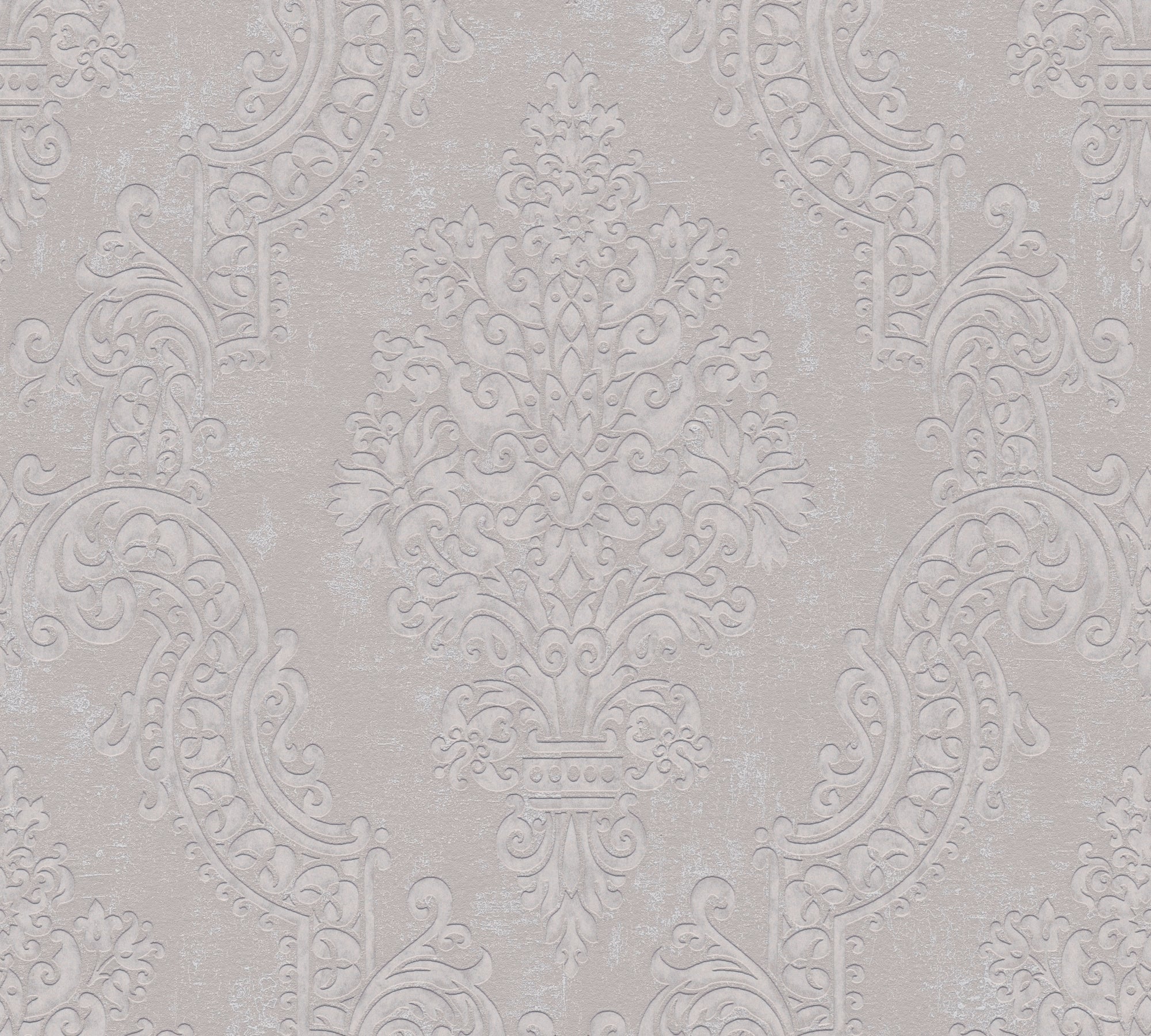 Hochwertige Vliestapete Beige Barock