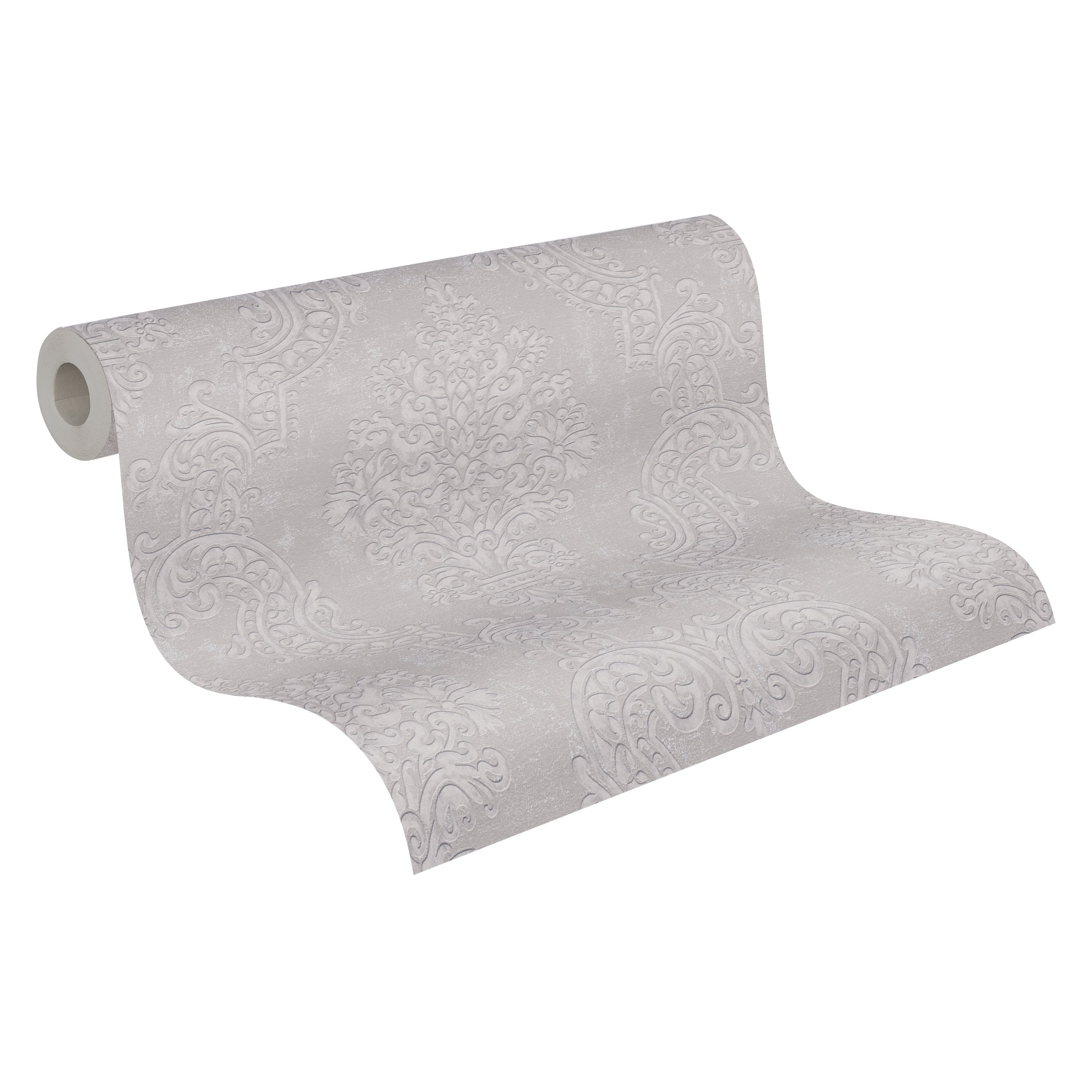 Hochwertige Vliestapete Beige Barock