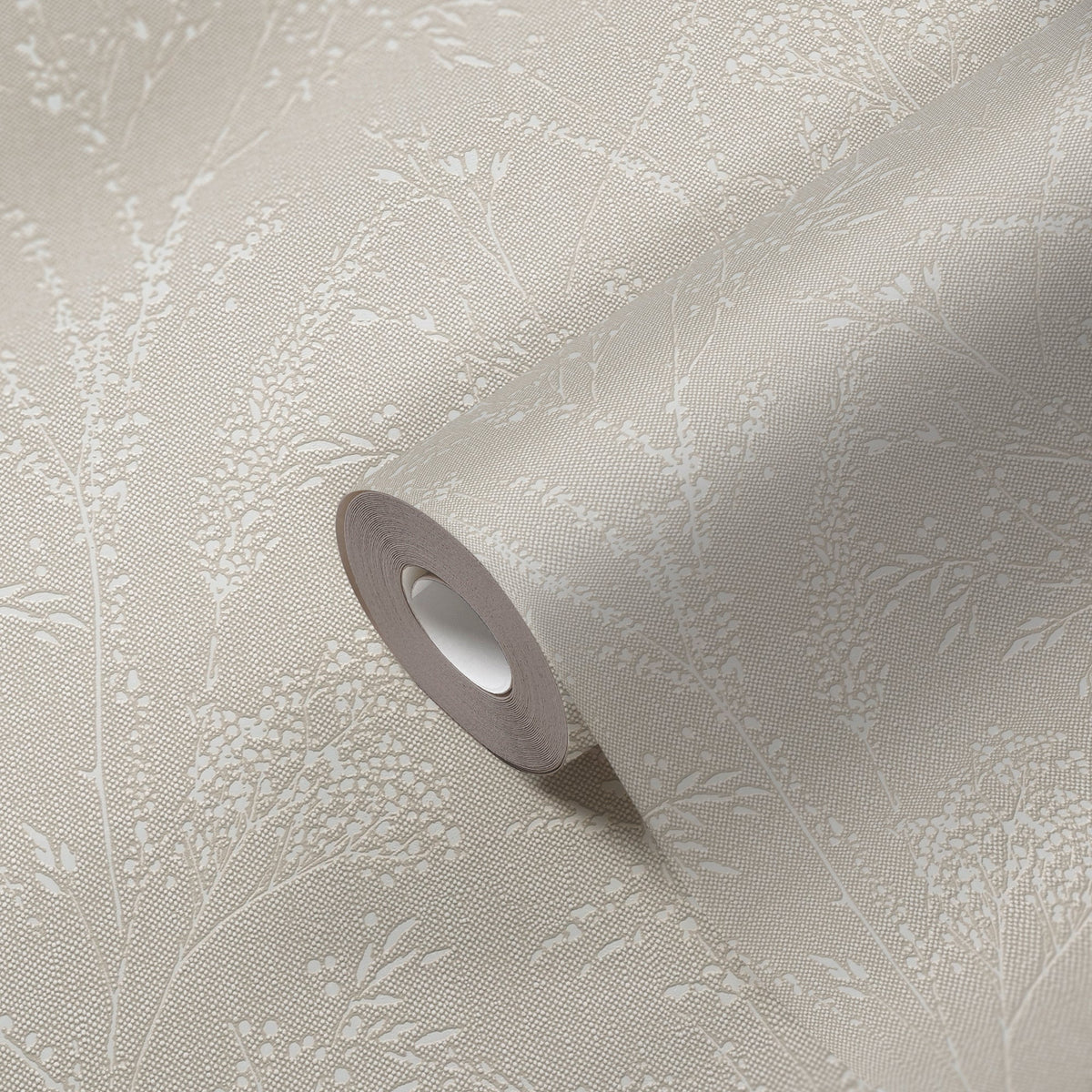 Papel pintado tejido no tejido marrón diseño ramas y follaje - Matex - Imagen 1