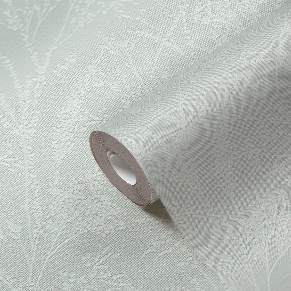 Papel pintado tejido no tejido verde diseño ramas y follaje - Matex - Imagen 1