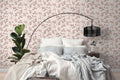 Hochwertige Vliestapete Rosa Floral