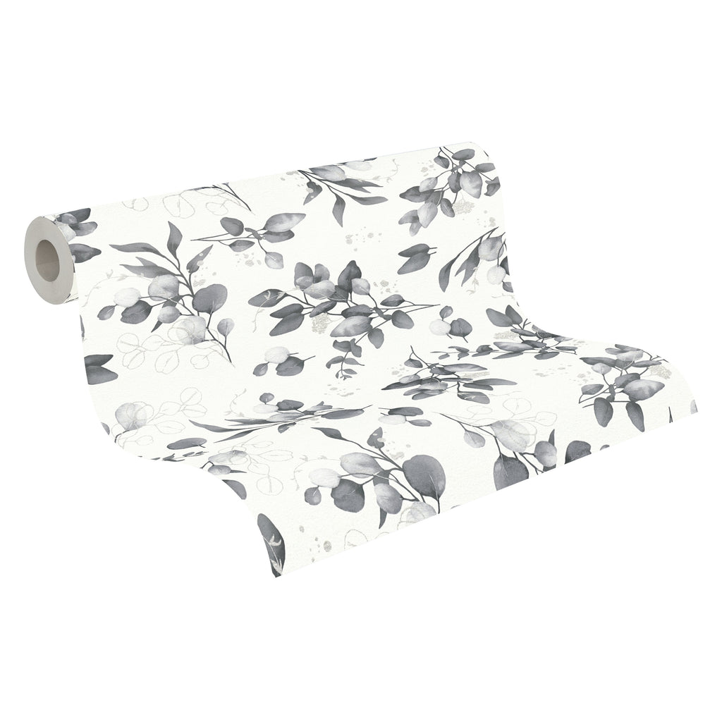 Hochwertige Vliestapete Weis Floral