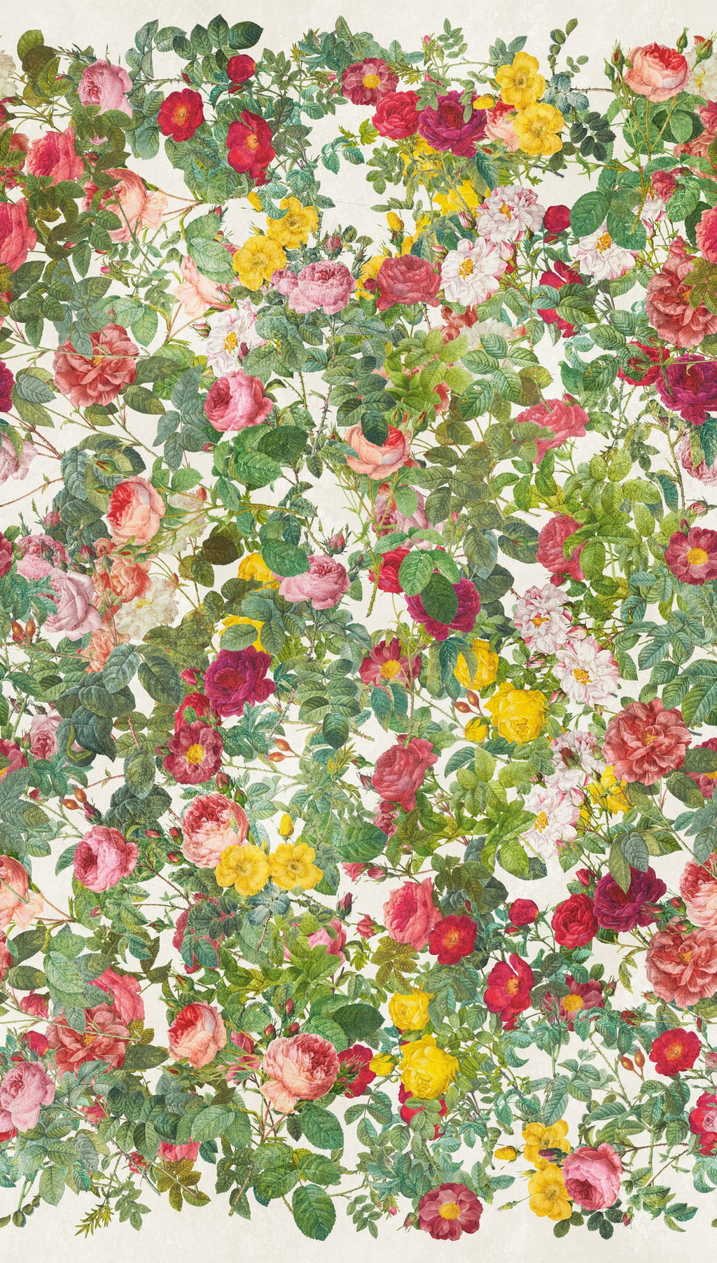 Hochwertige Fototapete Gruen Floral