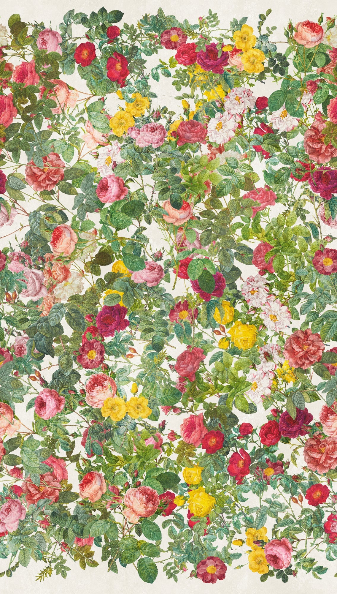 Hochwertige Fototapete Gruen Floral