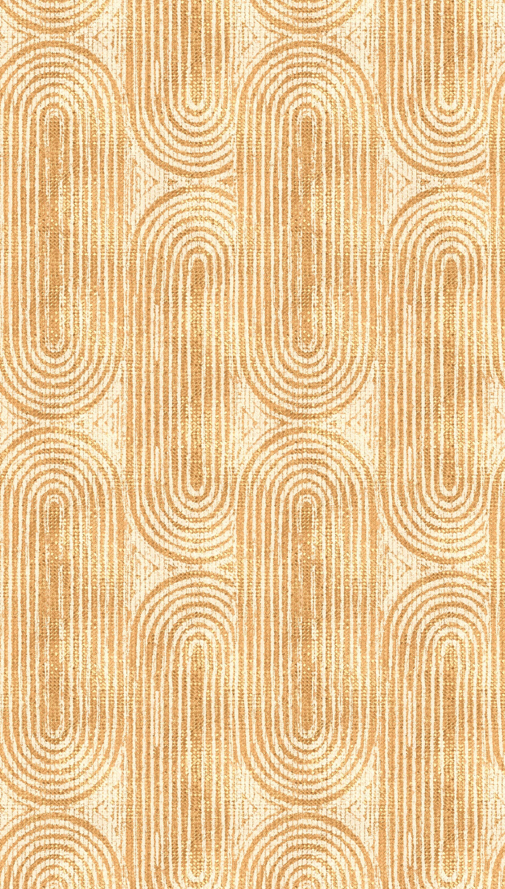 Hochwertige Fototapete Orange Geometrisch
