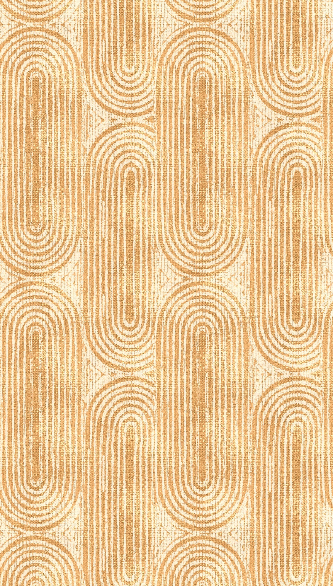 Hochwertige Fototapete Orange Geometrisch