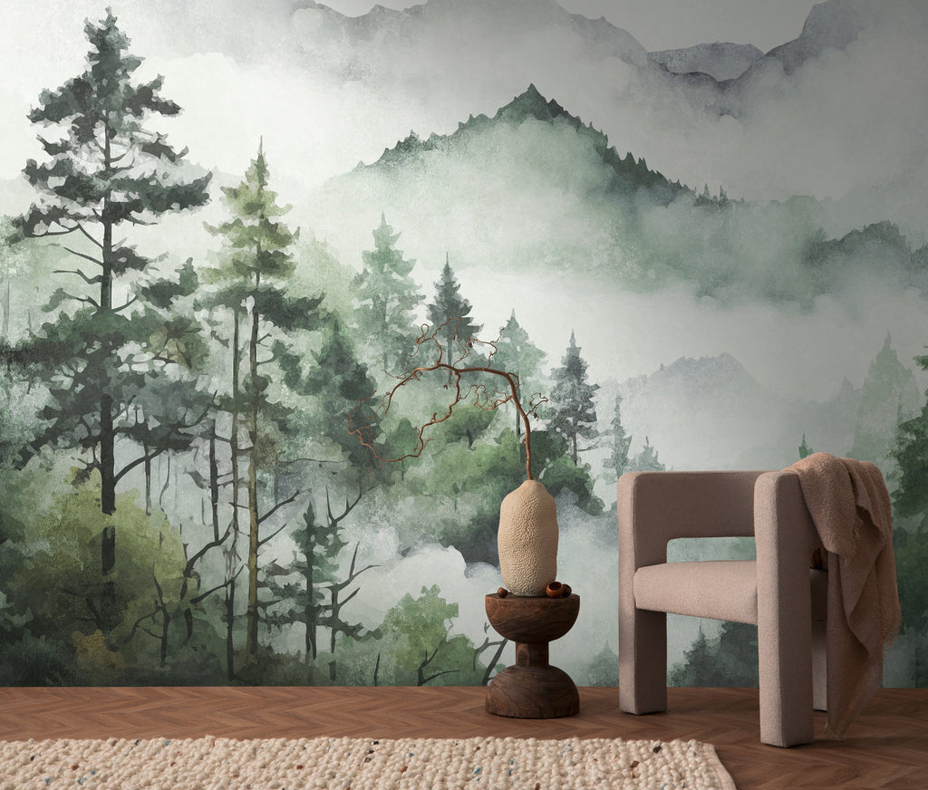 Hochwertige Fototapete Gruen Natur