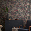 Hochwertige Vliestapete Metallic Floral