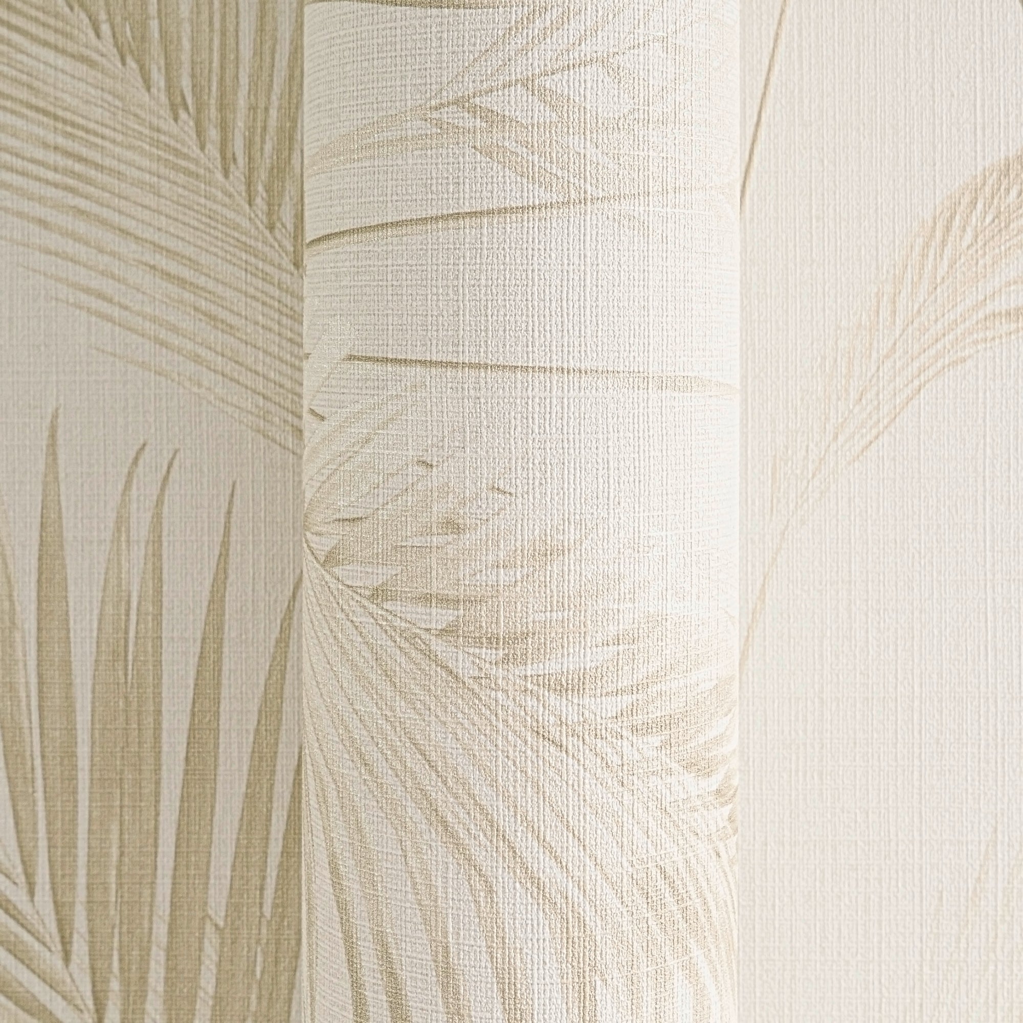 Hochwertige Vliestapete Creme Floral