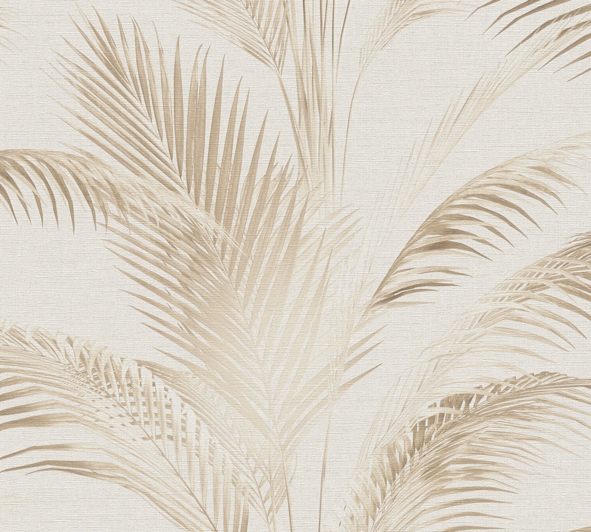 Hochwertige Vliestapete Creme Floral