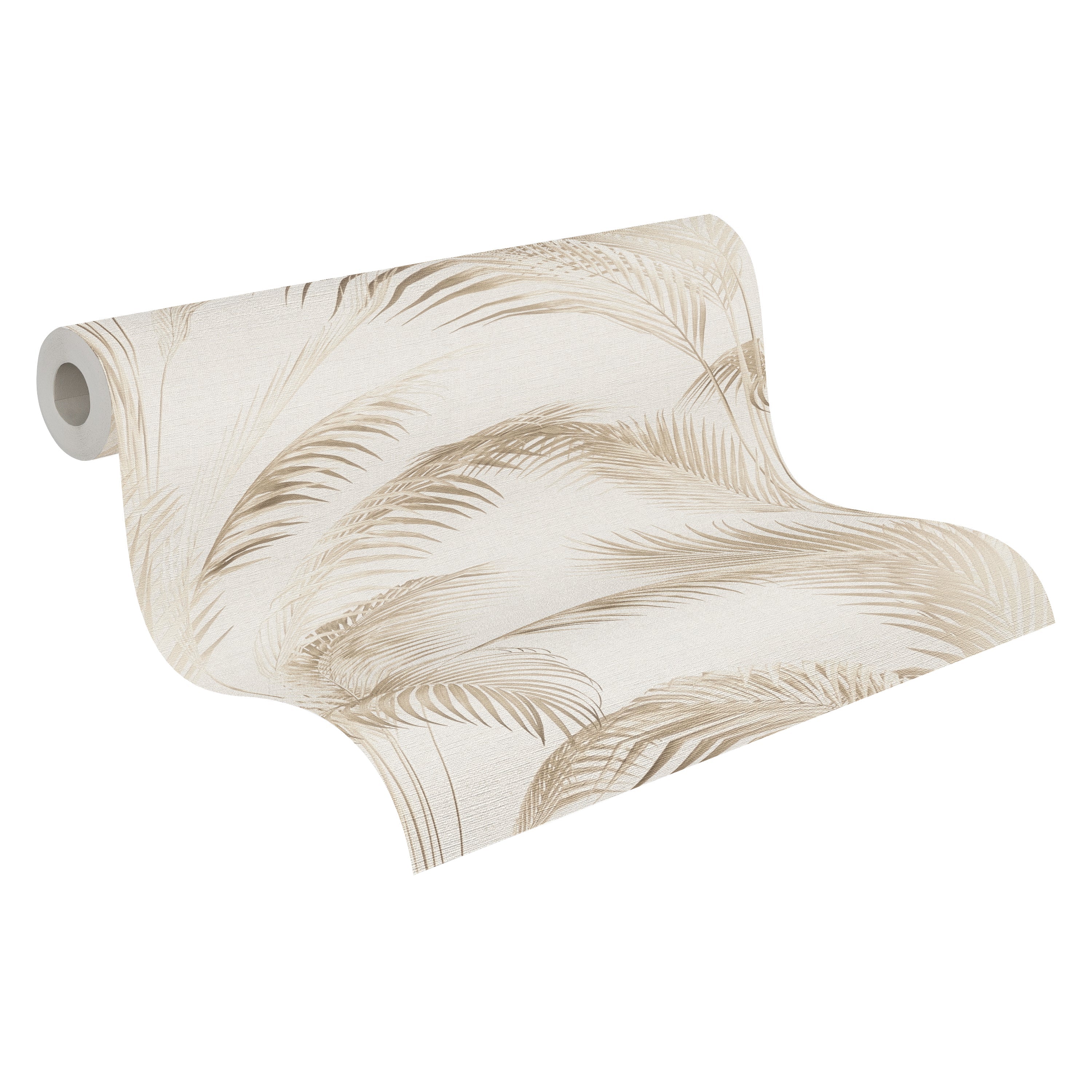 Hochwertige Vliestapete Creme Floral