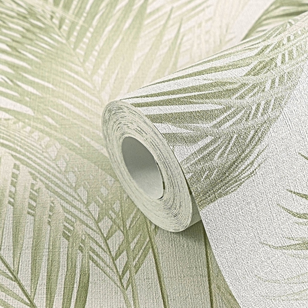 Hochwertige Vliestapete Creme Floral