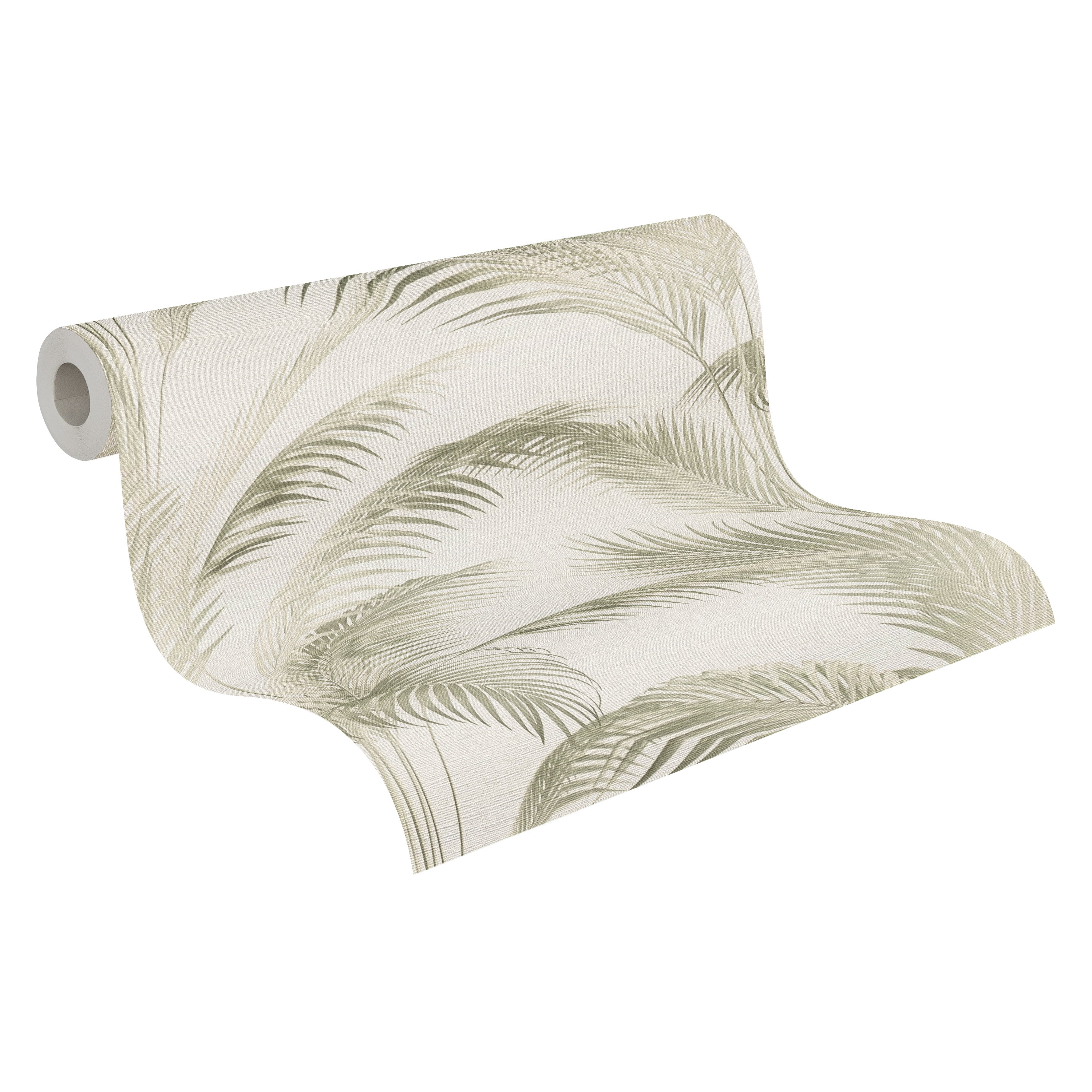 Hochwertige Vliestapete Creme Floral