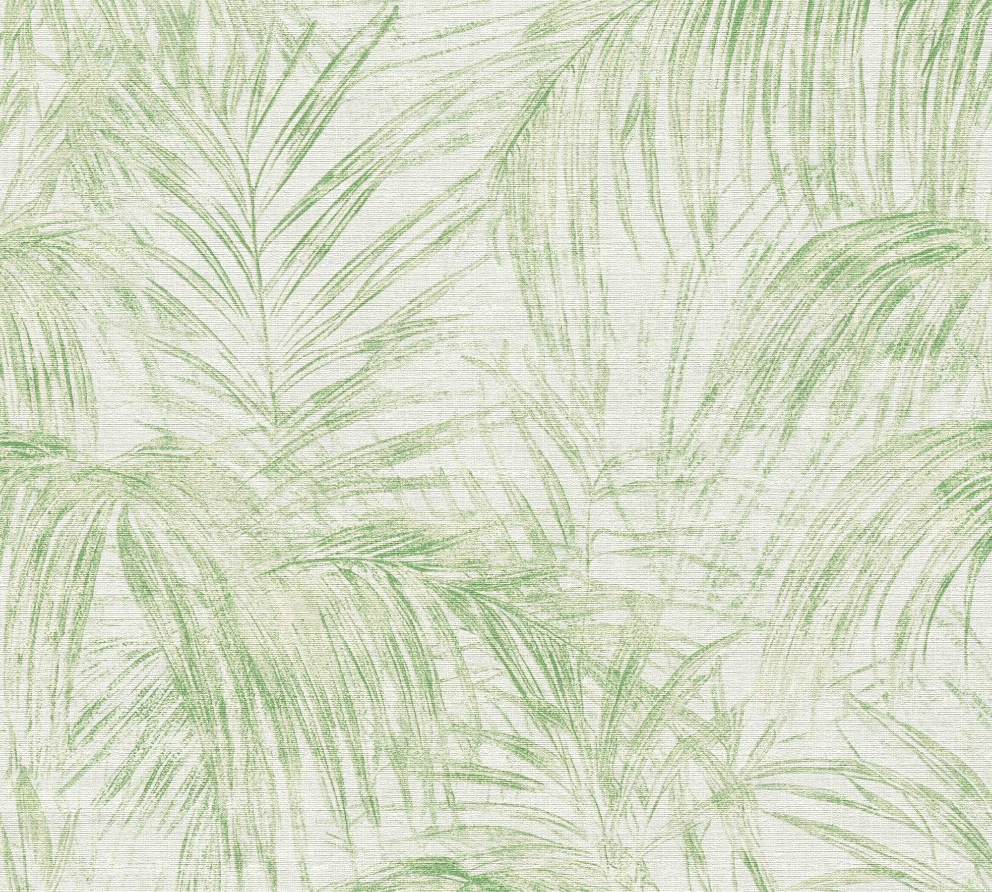 Hochwertige Vliestapete Creme Floral