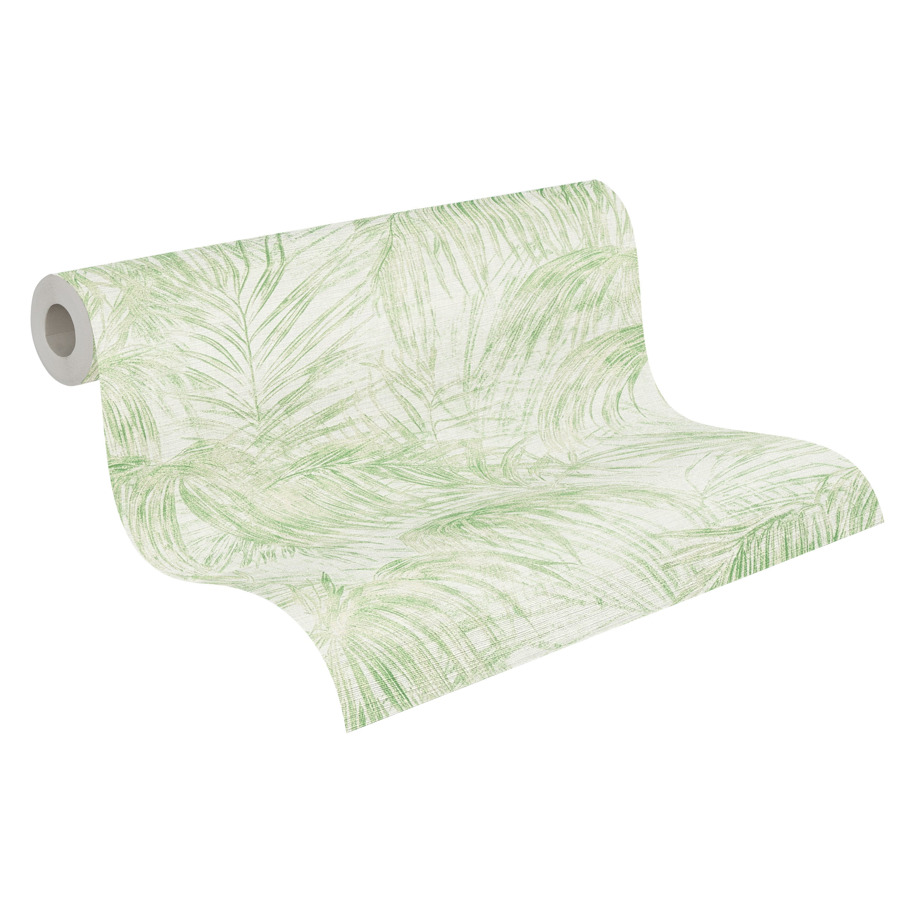 Hochwertige Vliestapete Creme Floral