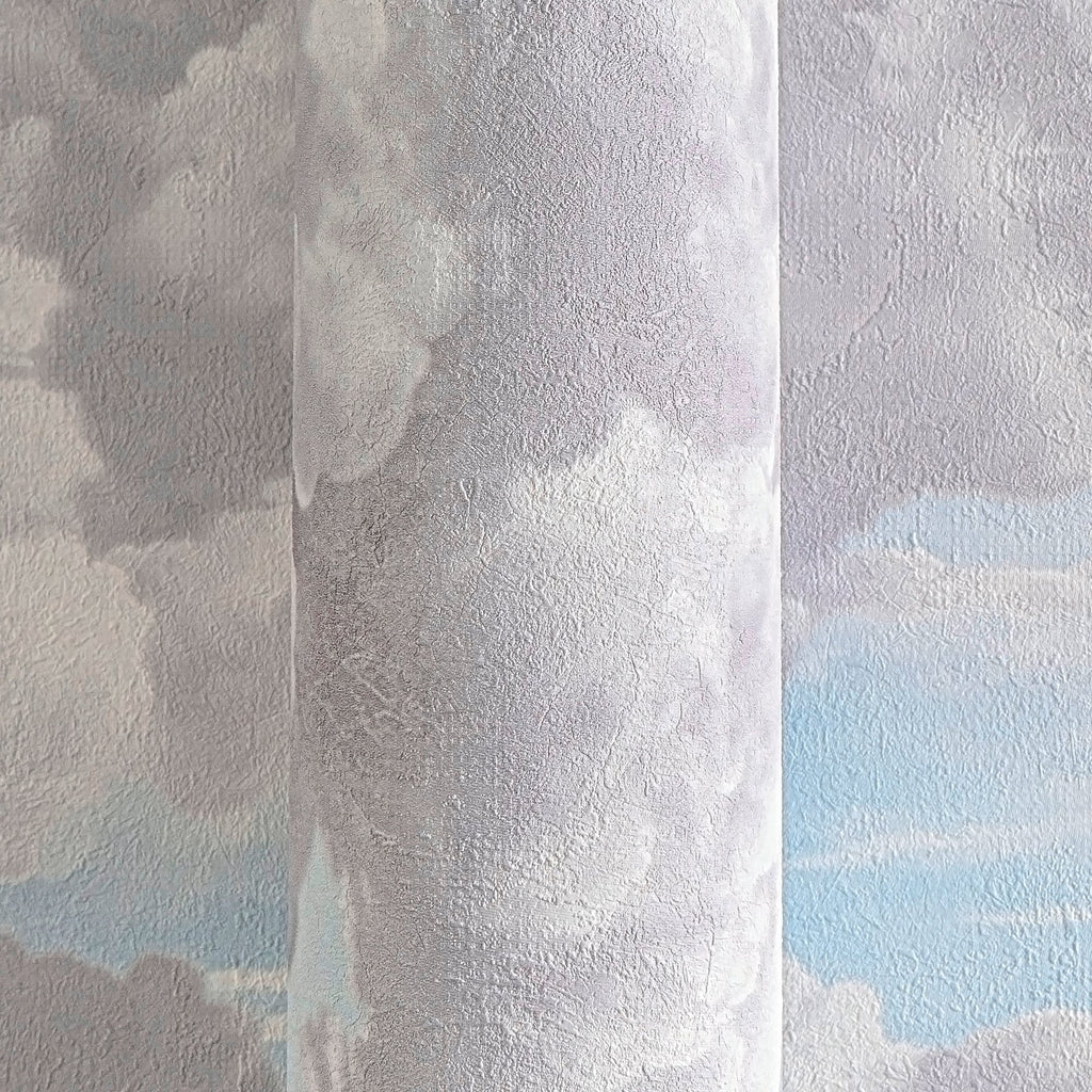Hochwertige Vliestapete Grau Wolken