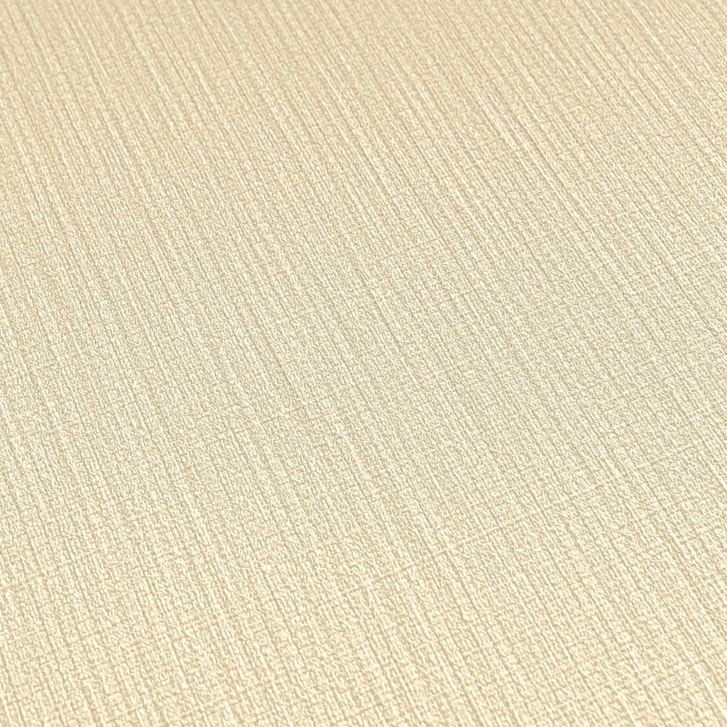 Hochwertige Vliestapete Beige Unitapete