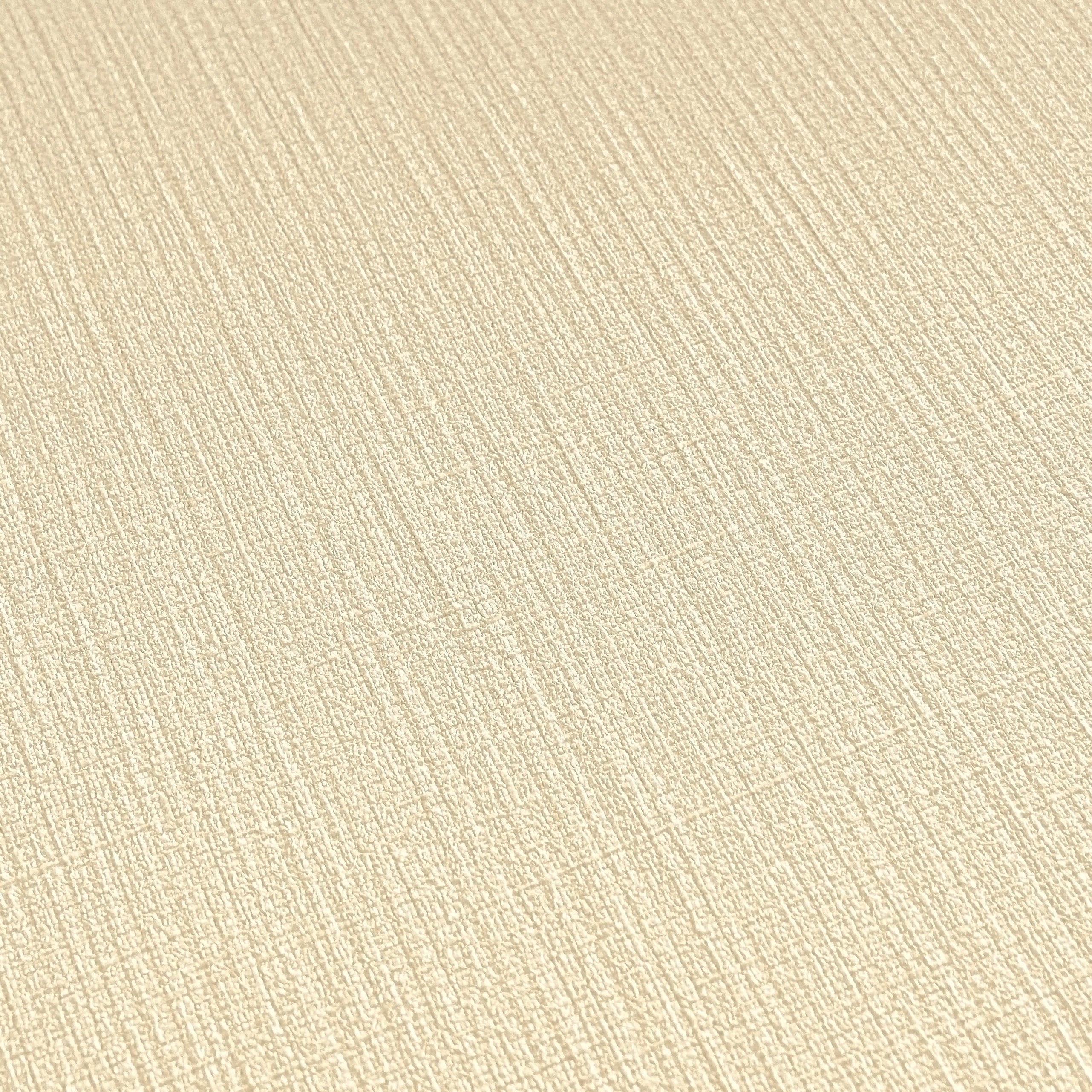 Hochwertige Vliestapete Beige Unitapete