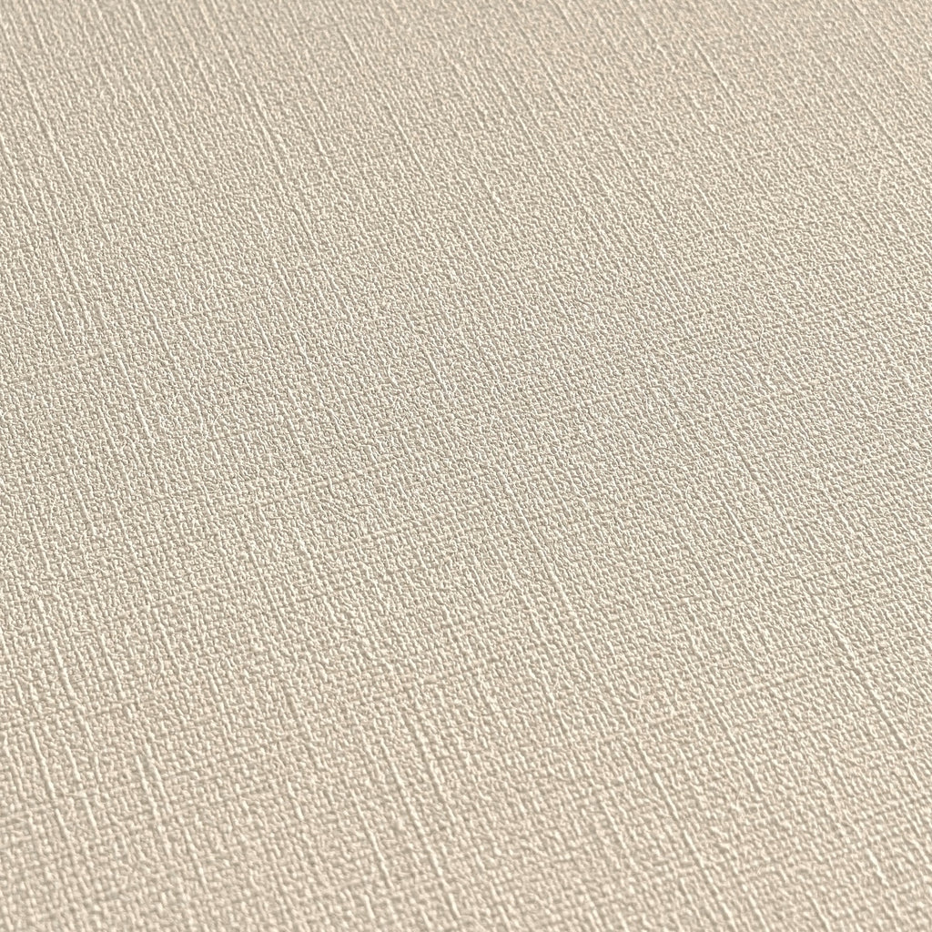 Hochwertige Vliestapete Beige Unitapete