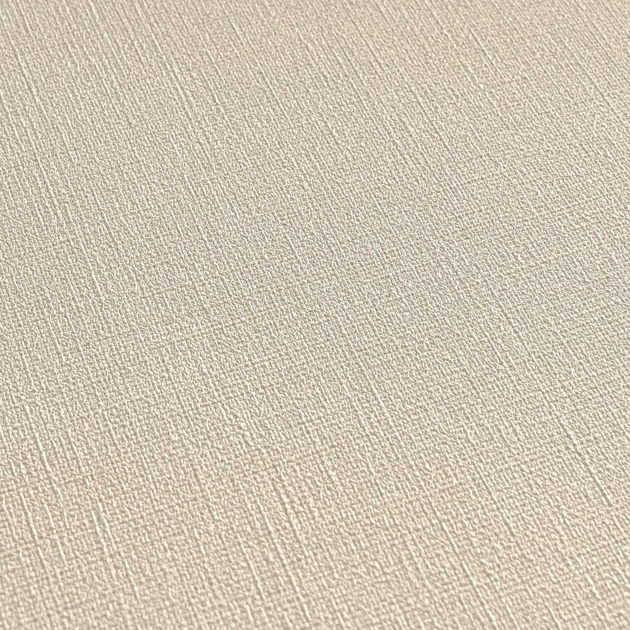 Hochwertige Vliestapete Beige Unitapete