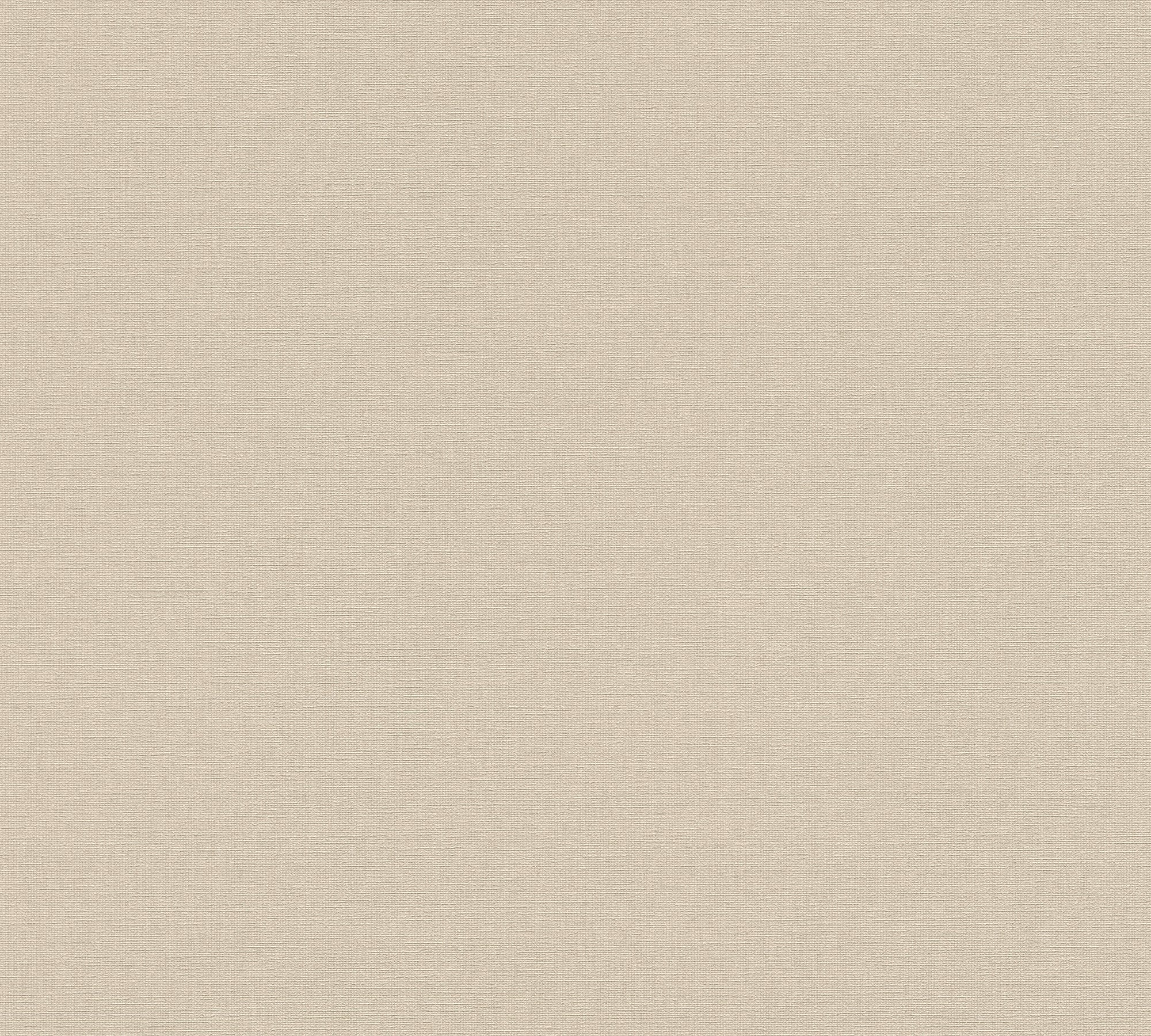 Hochwertige Vliestapete Beige Unitapete